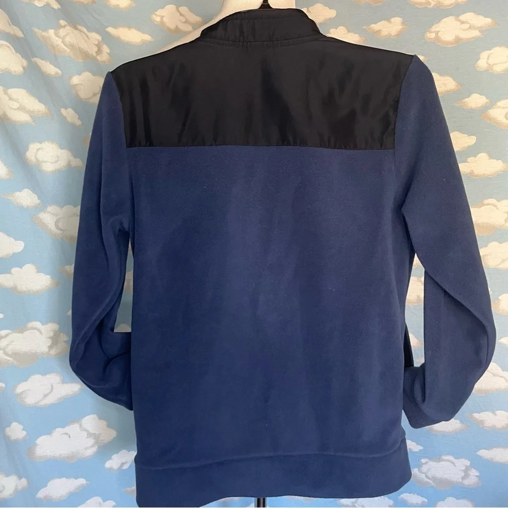 Old Navy Kids fleece‎ zip up jacket/sweatshirt Navy Blue XL (14-16) Cozy Soft